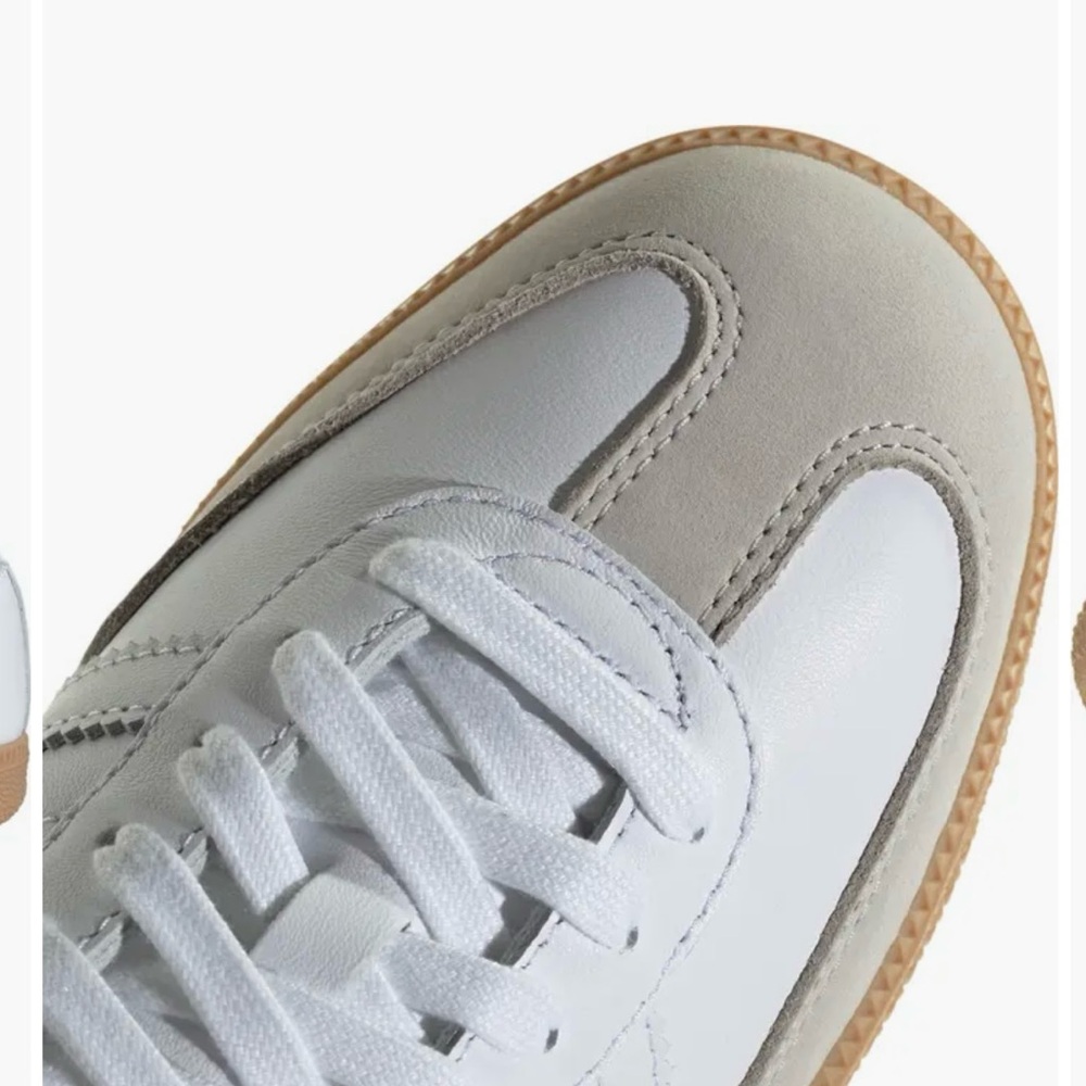 Adidas Samba White and Gum Sneakers - Picture 3 of 7